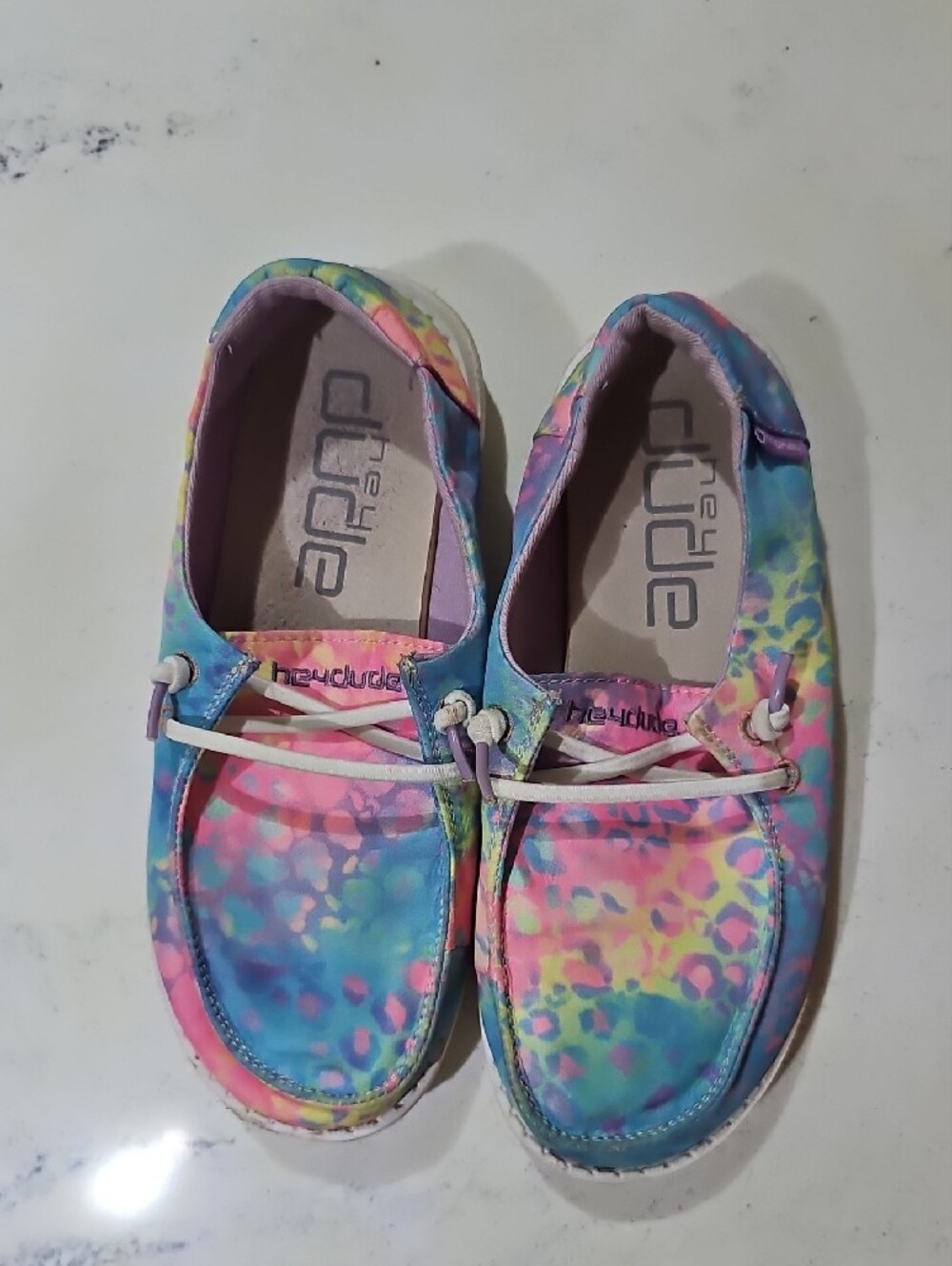Hey Dude Girl Shoes Size 2 - Picture 3 of 3